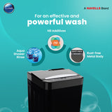 Havells-Lloyd 7.0 Kg Fully Automatic Top Load Washing Machine GLWMT70GLGAM, Light Grey, Toughened Glass Lids, Free 1 Year Extended warranty