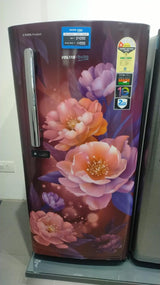 Voltas Beko 175 L 1 Star Direct Cool Single Door Refrigerator 2023 Model (PEONY WINE, RDC208E)