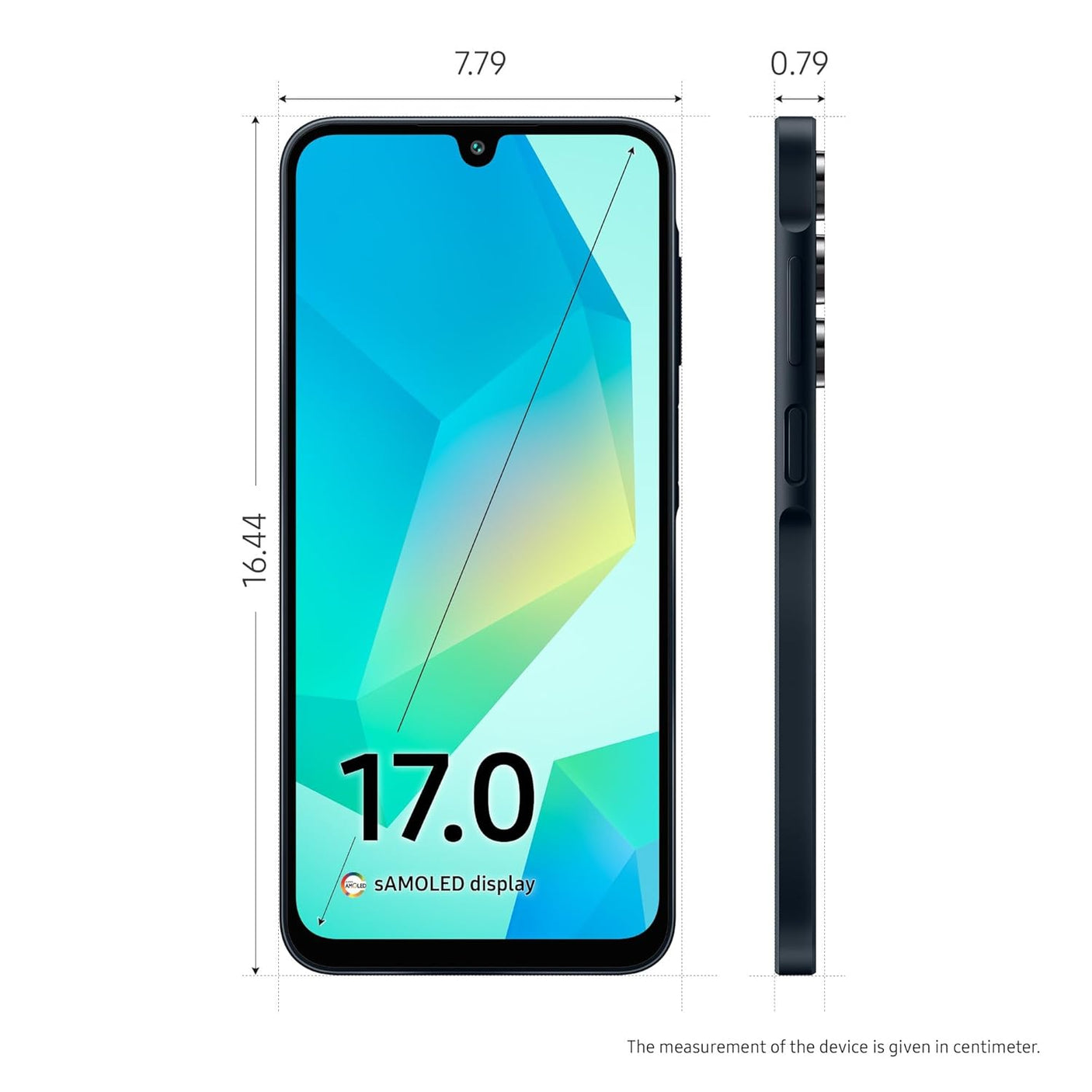 Samsung Galaxy A16 5G (Blue Black, 8GB RAM, 128GB Storage) | Super AMOLED | 50MP Triple Camera with Ultra Wide Lens | 6 OS & 6 Years Security Updates | IP54 | Tap & Pay | 5000mAh