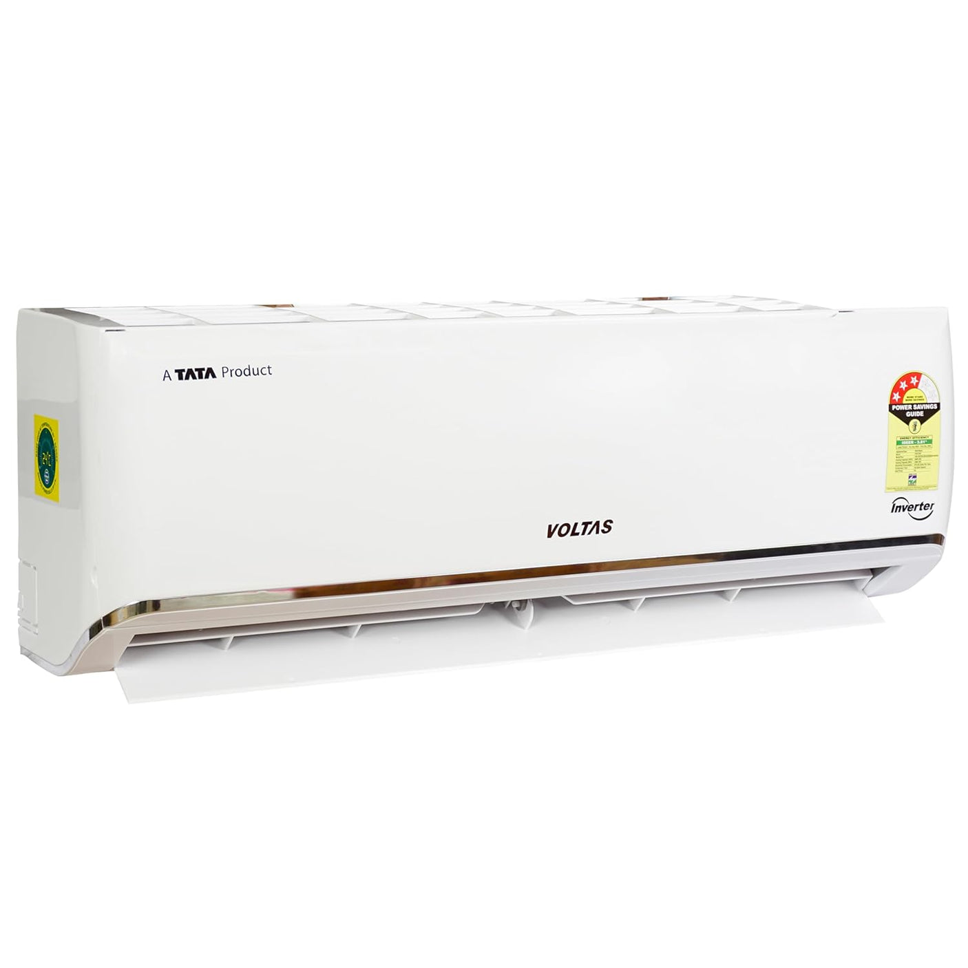 Voltas 1.5 Ton 3 Star Inverter Split AC (Copper, 4-in-1 Adjustable Mode, Anti-dust Filter, 2024 Model, ‎183V VECTRA ZEN SILVER, White)