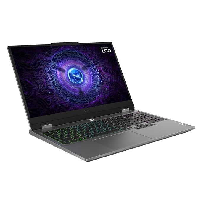 Lenovo LOQ 15IRX9 83DV01A9IN Gaming Laptop | Intel Core i5-13450HX, RTX 3050, 16GB RAM, 512GB SSD, 144Hz