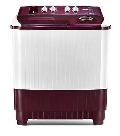 Voltas Beko by A Tata Product 14 kg Semi Automatic Top Load Washing Machine Wine Red, White (WTT140UPA/BRSS)
