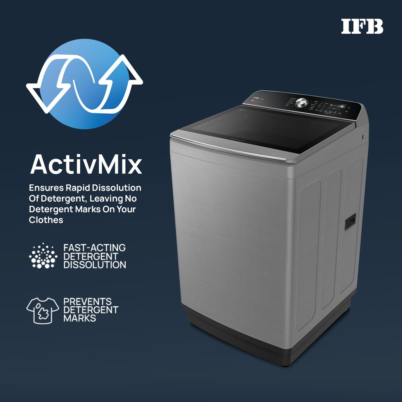 IFB 11 Kg 5 Star with DeepClean® Technology, AI Powered, Fully Automatic Top Load Washing Machine (2025 Model, TL111IN3SN, PowerSteam®, Inbuilt Heater, 5D Wash, Aqua Energie, Inox)