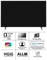 LG 108 cm (43 inch) Ultra HD (4K) LED Smart WebOS TV  (43UR7550PSC)
