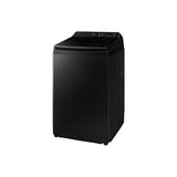Samsung 12 kg 5 Star AI Wash Top Load Washing Machine with Heater, Eco Bubble, BubbleStorm, Dual Storm Pulsator, Soft Close Lid, Black Caviar (WA80F12B6B, 2025 Model)
