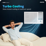 Voltas 1 Ton 2 Star Window AC | Copper Condenser | Anti-Dust Filter | 2-Way Air Swing | Sleep Mode | Memory Restart | 122FS Platina
