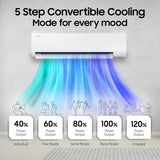 Samsung 1.5 Ton 3 Star Bespoke AI WindFree Inverter Smart Split AC (2026 Model, WiFi, Voice Control, Digital Inverter, 4-Way Swing, 5-Step Convertible, Powerful Cooling – AR60H18D1PWNNA)