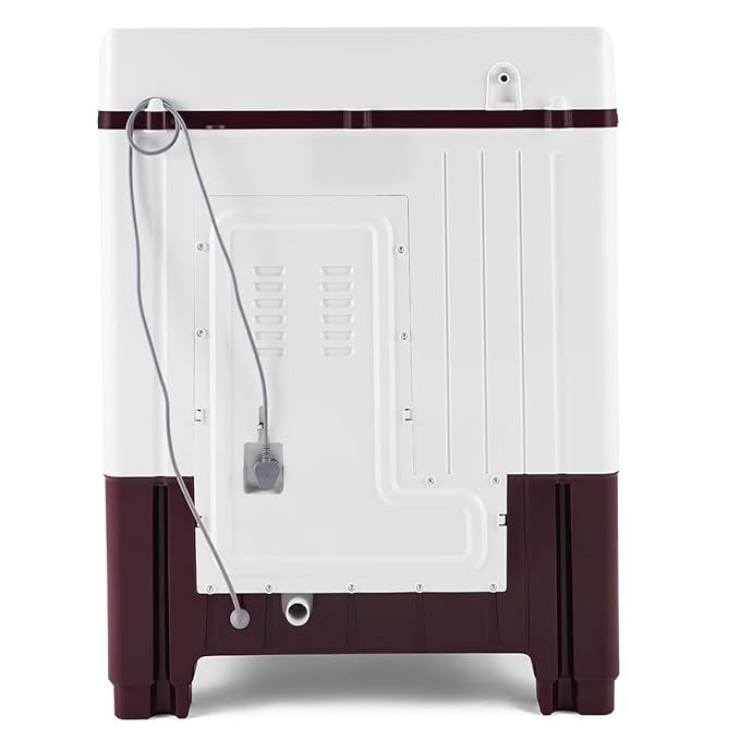 Voltas Beko, A Tata Product 7 Kg 5 Star Semi-automatic Top Load Washing Machine with PureStream Pulsator Wash Technology (WTT70UHA/OK5R0R0W01, Burgundy, 5 Knob Control Method)