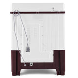 Voltas Beko, A Tata Product 7 Kg 5 Star Semi-automatic Top Load Washing Machine with PureStream Pulsator Wash Technology (WTT70UHA/OK5R0R0W01, Burgundy, 5 Knob Control Method)