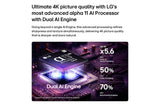 LG 65" OLED evo AI G6 4K Smart TV | OLED65G6PLA | α11 AI Processor Gen3, Dolby Vision & Atmos, Gallery Design