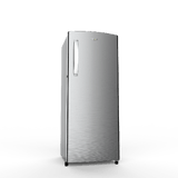 Whirlpool Ice Magic Pro 207L Single Door Refrigerator 3 Star Direct Cool Alpha Steel | Energy Efficient Fridge with Toughened Glass Shelves