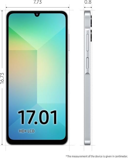 Samsung Galaxy A06 5G 4GB/64GB | Dimensity 6300, 12 5G Bands, 5000mAh Battery, Light Gray