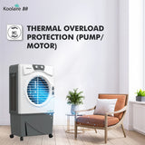 Koolaire 80 L Desert Air Cooler – Powerful Cooling White Grey