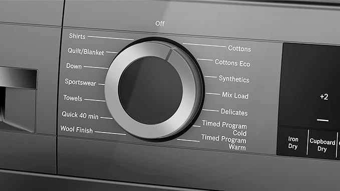 Bosch 9 kg Front Load Condenser Tumble Dryer WQG2420RIN (2026) | 100% Drying, Anti-Allergen, Ready-to-Wear