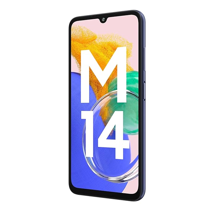 Samsung Galaxy M14 4G (Sapphire Blue,4GB,64GB) | 50MP Triple Cam | 5000mAh Battery