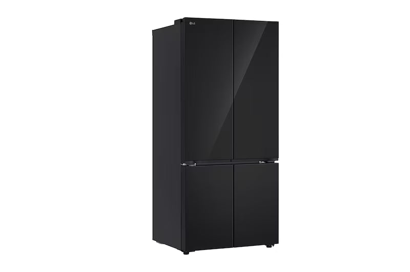 LG 574L French Door Refrigerator Wi-Fi Convertible Smart Inverter Fresh Converter+ Door Cooling+ Black Glass 3 Star