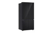 LG 574L French Door Refrigerator Wi-Fi Convertible Smart Inverter Fresh Converter+ Door Cooling+ Black Glass 3 Star
