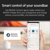 Sony Bravia Theatre Bar 6(HT-B600) 5.1(3.1.2) Channel Dolby Atmos/DTS:X Soundbar with Powerful Wireless subwoofer,2-Upfiring Speaker,Voice Zoom3,BCA App, Bluetooth,HDMI eARC,Remote Control