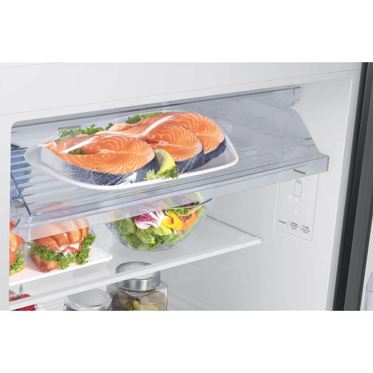 Samsung RT41HG6A42B1 Double Door Refrigerator (396L, Digital Inverter Compressor, Frost Free, BESPOKE AI, Convertible 5-in-1, Twin Cooling Plus, SmartThings Wi-Fi, Premium Black Finish)