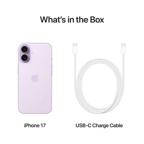 Apple iPhone 17 (256GB Storage, Lavender) – Advanced AI Performance, Pro Camera & Super Retina Display