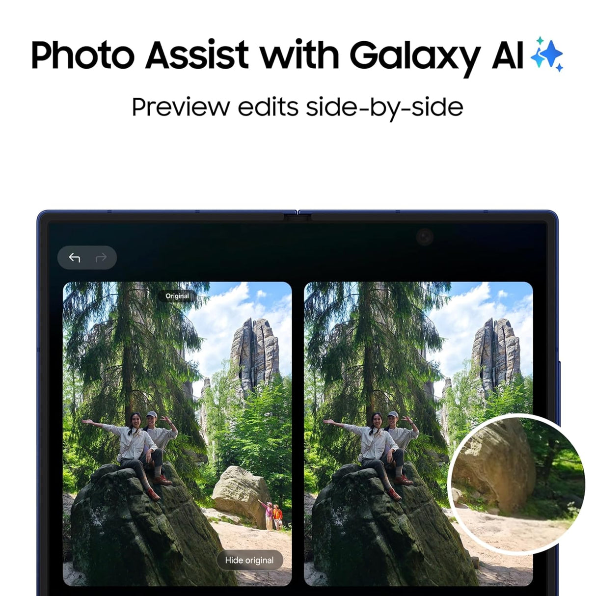 Samsung Galaxy Z Fold7 5G Mobile with Galaxy AI (Blue Shadow, 12GB RAM, 256GB Storage), 200MP Camera, Snapdragon 8 Elite Processor