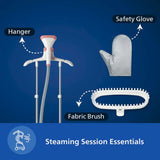 Philips STE1020/40 Standing Garment Steamer, 1800W Powerful Steam, Quick Heat-Up & Wrinkle Removal