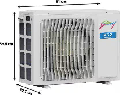 Godrej 2 Ton 3 Star Split AC SFC 24LTC3-WWR with Copper Condenser | Silent Operation | Efficient Performance for Large Rooms