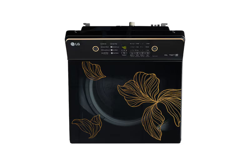LG 8 Kg Top Load Fully Automatic Washing Machine | Hard Water Wash | 5 Star Energy Rating | Onyx Black | Model T80KMOB1Z