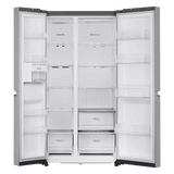 LG 650 Litres 3 Star Frost Free Side by Side Refrigerator with DoorCooling Plus Technology (GL- B257HPZ3, Shiny Steel)