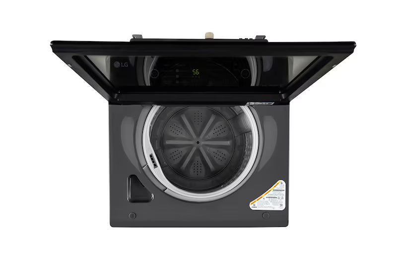 LG 8Kg Fully Automatic Top Load Washing Machine | Hard Water Wash | 5 Star | Middle Black | T80KMMB3Z
