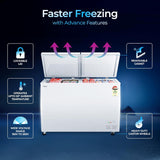 Haier HFC-320DPW4 Convertible Deep Freezer 310L with Metal Liner & Fast Cooling Technology