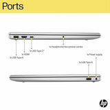 HP 15 fd0682TU Laptop (Intel Core 5 120U, 16GB RAM, 512GB SSD, 15.6” FHD Display, Windows 11 | MS Office 2024, Silver)
