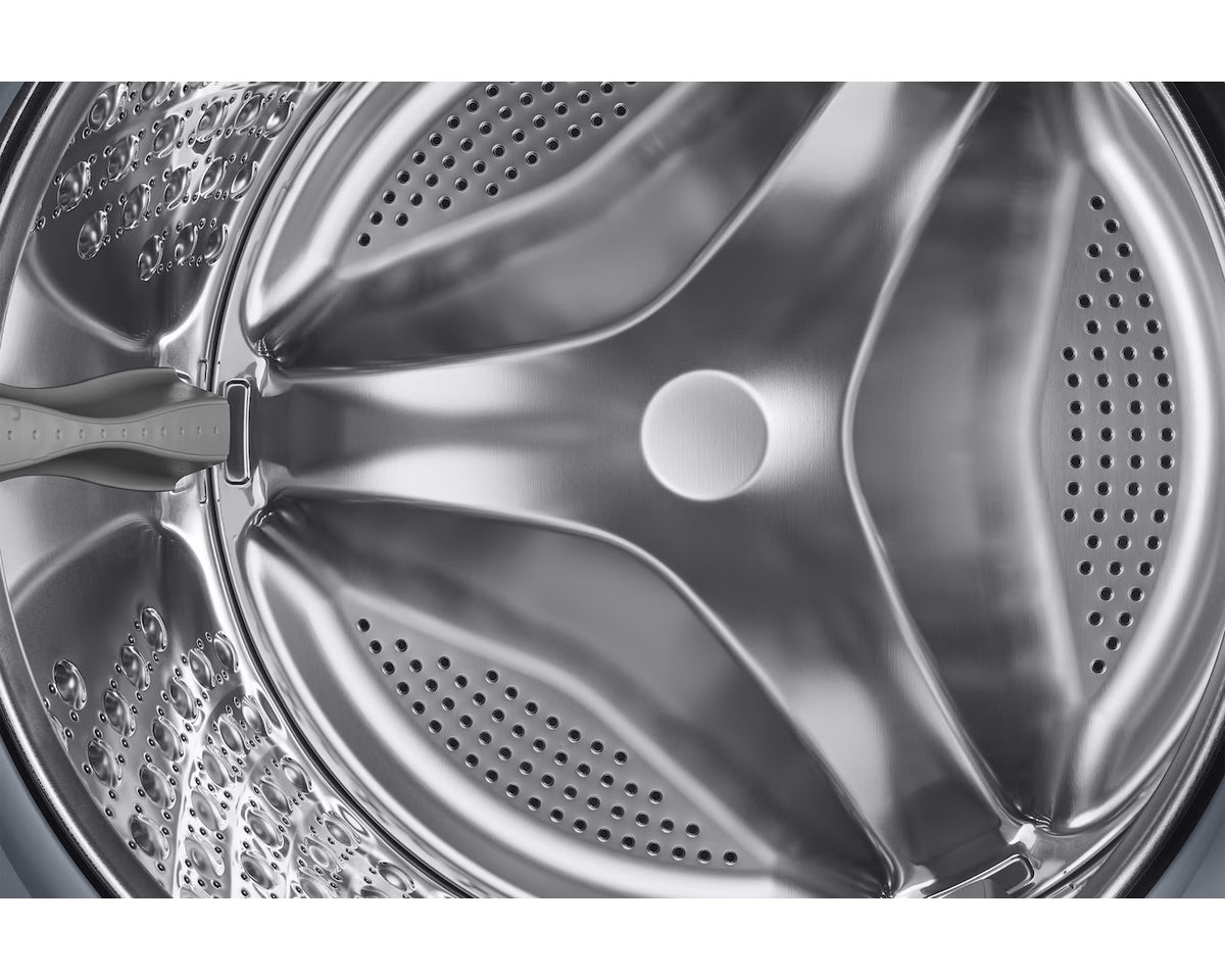 Samsung 12 Kg Wi-Fi Fully Automatic Front Load Washing Machine | AI Eco bubble, Hygiene Steam, 5 Star, Refined Inox | WW12DG5B24AX