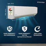 Daikin 2 Ton 3 Star Inverter Split AC (FTKL71XV16MAA) – Copper Condenser, PM2.5 Filter, Powerful Cooling