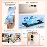 Vivo Y400 Pro 5G (Fest Gold, 8GB RAM, 256GB Storage) Smartphone | 5G Mobile Phone | AI Camera, AMOLED Display, Fast Charging, Large Battery, High-Performance Processor