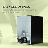 Haier HRD-1252KSA Single Door 100L Refrigerator with Lock & Key and Chiller Freezer Compartment