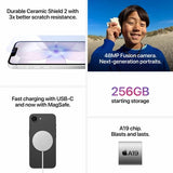 Apple iPhone 17e 256GB | A19 Chip, 48MP Fusion Camera, MagSafe, White