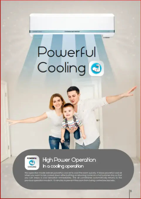 SRK18CAPDA-W 1.5 Ton 2 Star Jet Airflow Split Air Conditioner – 2026 Model, High Power Cooling, White