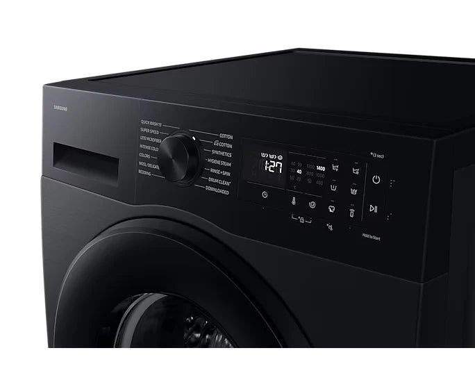 Samsung 12kg Front Load Washing Machine with SmartThings AI & Energy Black (WW12DG5B24AB)