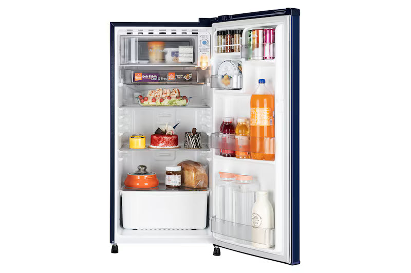 LG 180L Single Door Refrigerator | GL-D1816WORR | Stabilizer Free, Moist 'N' Fresh, 1 Star