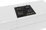 Bosch PNH6B6F20I 6-Burner Built-In Gas Hob: Toughened Glass Top, Flame Failure Device