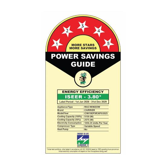 Estrella Platinum-X GXi 1.5 Ton 5 Star Window Inverter AC – Energy Efficient, High Ambient Cooling