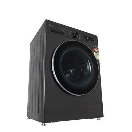 LG 9 kg Front Load, Inverter Direct Drive, 6 Motion DD, WiFi Enabled, Steam, Platinum Black, 5 Star (FHB1209Z4B)