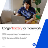 HP 14, 13th Gen Intel Core i3-1315U Laptop (8GB DDR4,512GB SSD) Anti-Glare, Micro-Edge, 14/35.6cm, FHD, Win11, M365 Basic(1yr),Office Home24, Silver,1.4kg, FHD Camera w/Privacy Shutter, EP0341TU