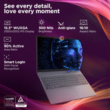 Lenovo IdeaPad Intel Core i5 13th Gen 13420H - (16 GB/512 GB SSD/Windows 11 Home) 83K100C6IN Thin and Light Laptop  (15.3 inch, Luna Grey, 1.59 kg, With MS Office)