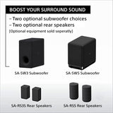 Sony HT-A3000 A Series Premium Soundbar 3.1Ch 360 Spatial Sound Mapping Soundbar For Surround Sound Home Theatre System With Dolby Atmos