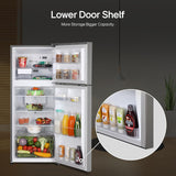 LG 242 L, 2 Star, Smart Inverter Compressor, Multi Air Flow, Frost-Free Double Door Refrigerator (GL-N292DPZY, Shiny Steel