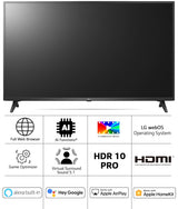 LG 108 cm (43 inch) 4K Ultra HD LED WebOS TV with Gen5 AI Processor 4K (43UQ7500PSF)