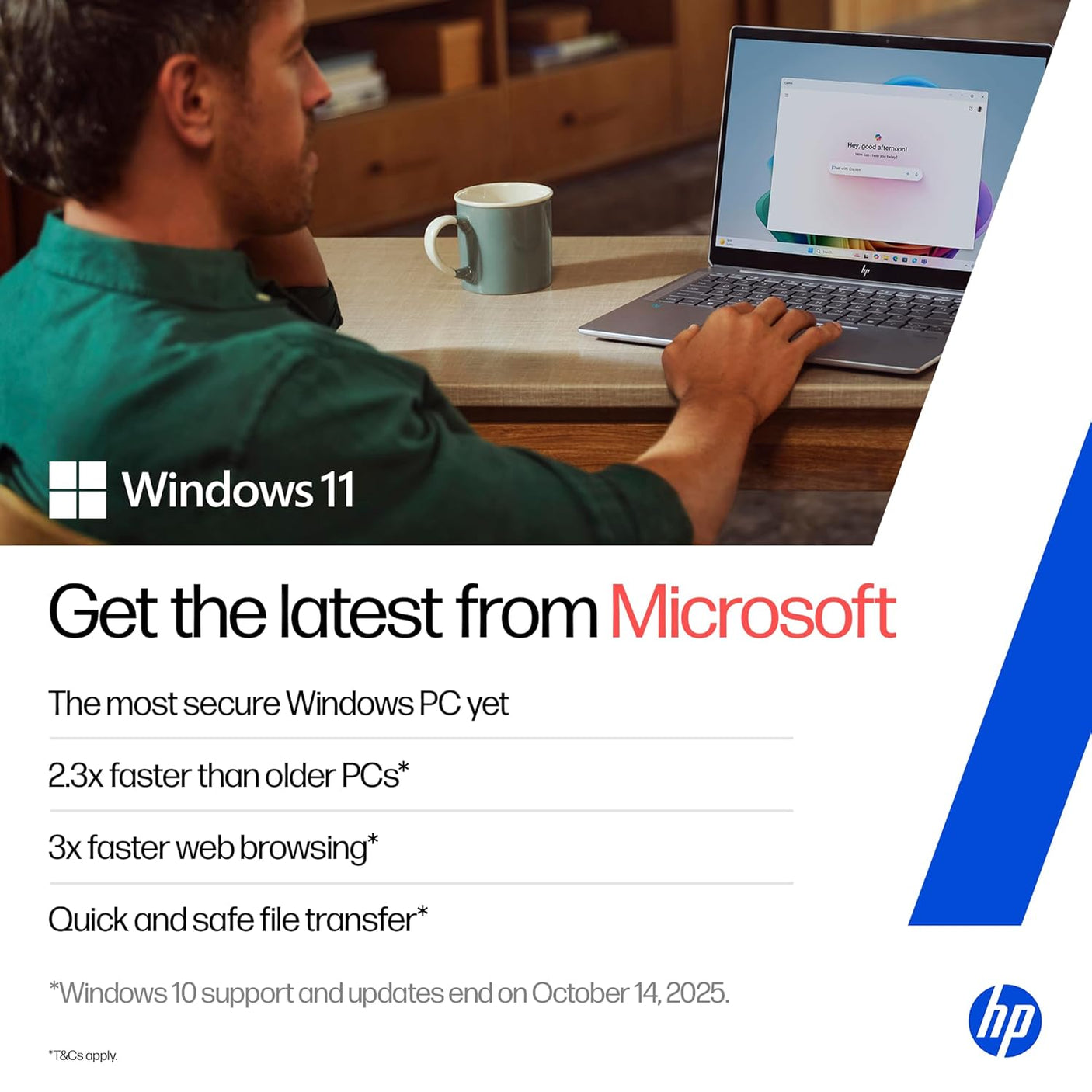 HP 14, AMD Ryzen 5 7530U (16GB DDR4, 512GB SSD) FHD, Anti-Glare, Micro-Edge, 14''/35.6cm, Win11, M365 Basic(1yr)* Office24, Silver, 1.4kg, EM0214AU, Backlit, FHD Camera w/Shutter Laptop