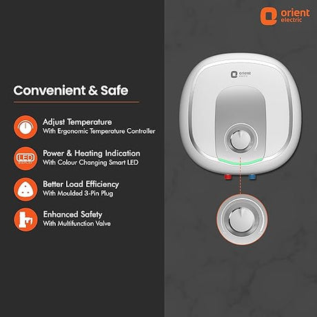 Unleash warmth with Orient Aquator: 25L, Manual, BEE 5 Star - Best water heater.